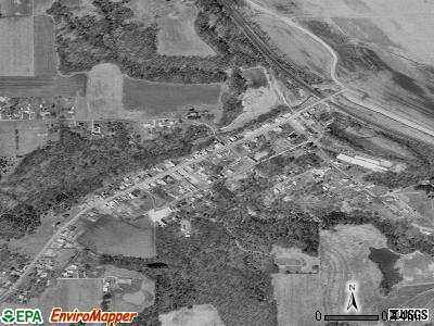 Berger satellite photo by USGS