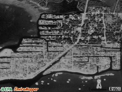 Horseshoe Beach satellite photo by USGS