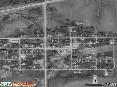 Rose Hill satellite photo by USGS