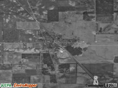 Harpster satellite photo by USGS