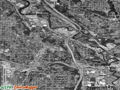 Tukwila satellite photo by USGS