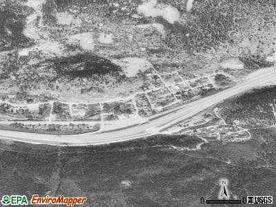 Silver Plume satellite photo by USGS