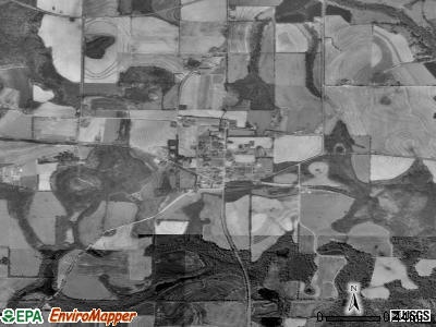 Black satellite photo by USGS