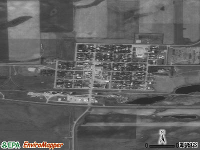 Grenora satellite photo by USGS
