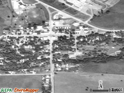 Rye satellite photo by USGS