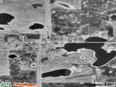 Hitterdal satellite photo by USGS