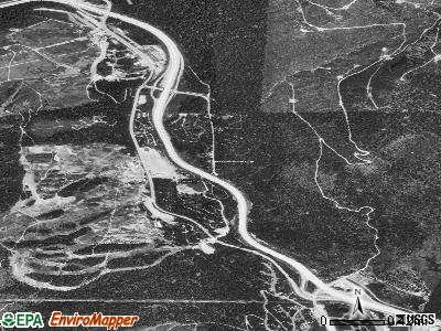 Snoqualmie Pass satellite photo by USGS