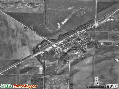 O'Kean satellite photo by USGS
