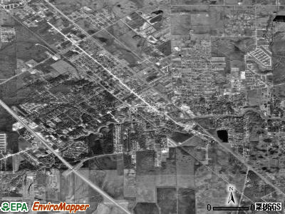 Dickinson satellite photo by USGS