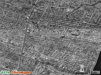 Grosse Pointe Woods satellite photo by USGS