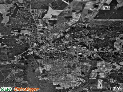 Americus satellite photo by USGS