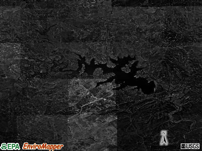 Canyon Lake satellite photo by USGS