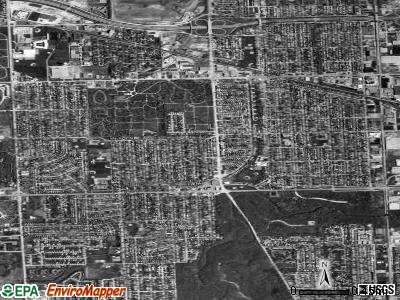 Westchester satellite photo by USGS