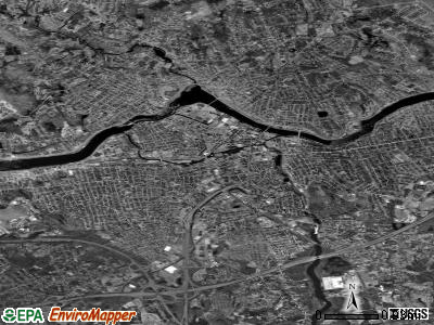 Lowell satellite photo by USGS