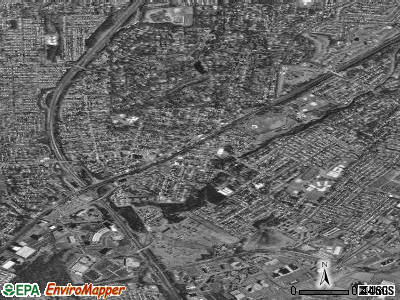 Iselin satellite photo by USGS