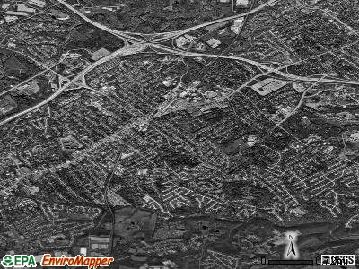 Erlanger satellite photo by USGS