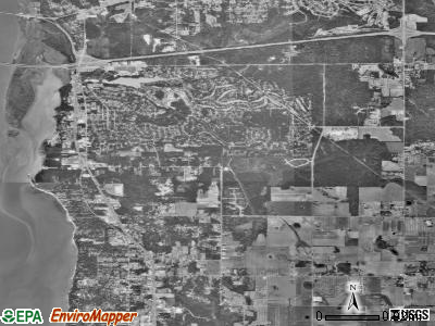 Daphne satellite photo by USGS