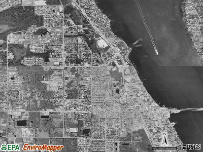 Cocoa satellite photo by USGS