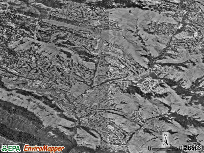Moraga satellite photo by USGS