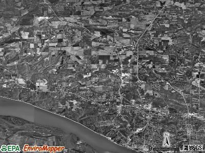 Godfrey satellite photo by USGS