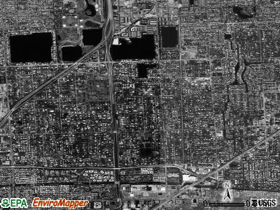 Glenvar Heights satellite photo by USGS