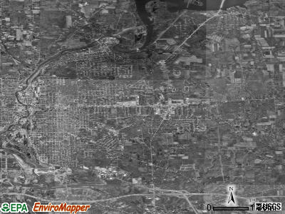 Hermitage satellite photo by USGS