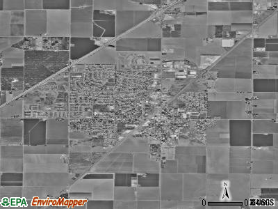 Dixon satellite photo by USGS
