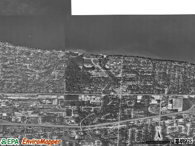 Bay Village satellite photo by USGS