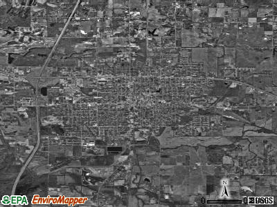 Marion satellite photo by USGS