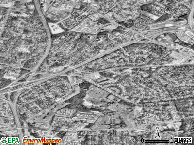 Idylwood satellite photo by USGS