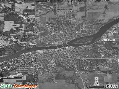 Dixon satellite photo by USGS