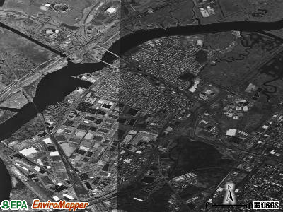 Secaucus satellite photo by USGS