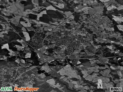 Laurinburg satellite photo by USGS