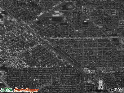 South Houston satellite photo by USGS