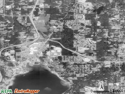 Silverdale satellite photo by USGS