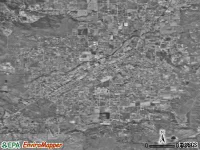 Ramona satellite photo by USGS