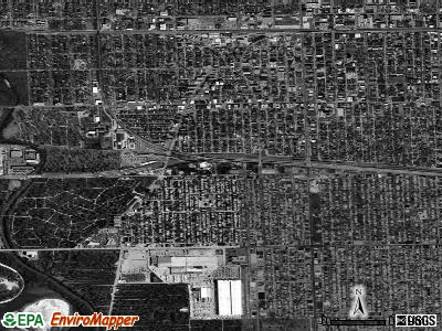 Forest Park satellite photo by USGS