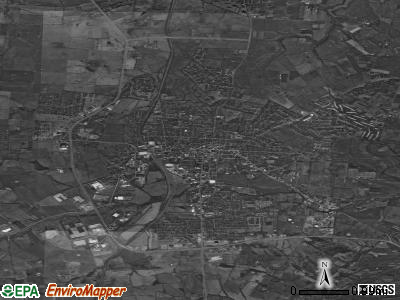 Danville satellite photo by USGS