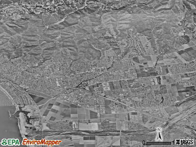 San Buenaventura (Ventura) satellite photo by USGS