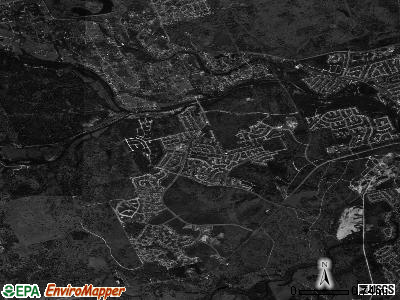 Brushy Creek satellite photo by USGS