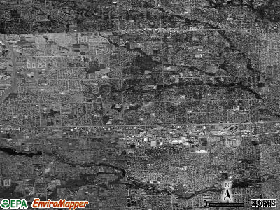 Livonia satellite photo by USGS