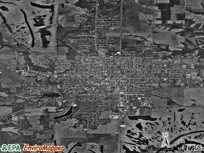 Canton satellite photo by USGS