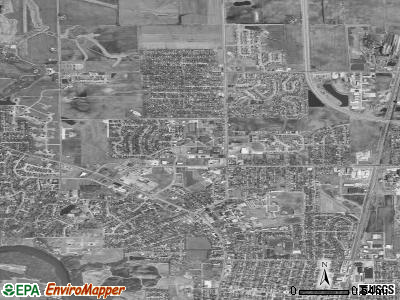 Bourbonnais satellite photo by USGS