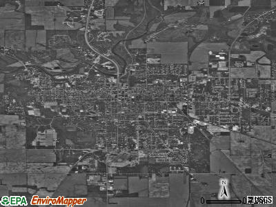 Crawfordsville satellite photo by USGS