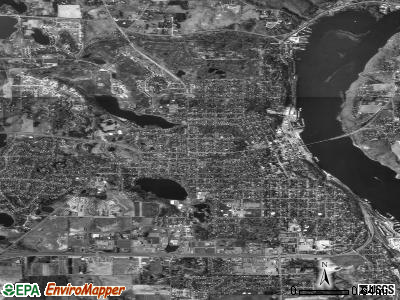 Stillwater satellite photo by USGS