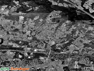 Highland Springs satellite photo by USGS