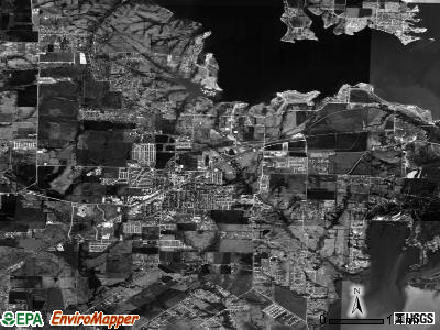 Wylie satellite photo by USGS