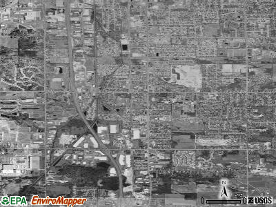 Cutlerville satellite photo by USGS