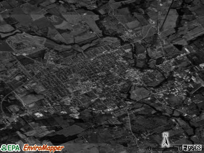 Stephenville satellite photo by USGS