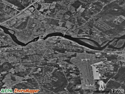 Brunswick satellite photo by USGS